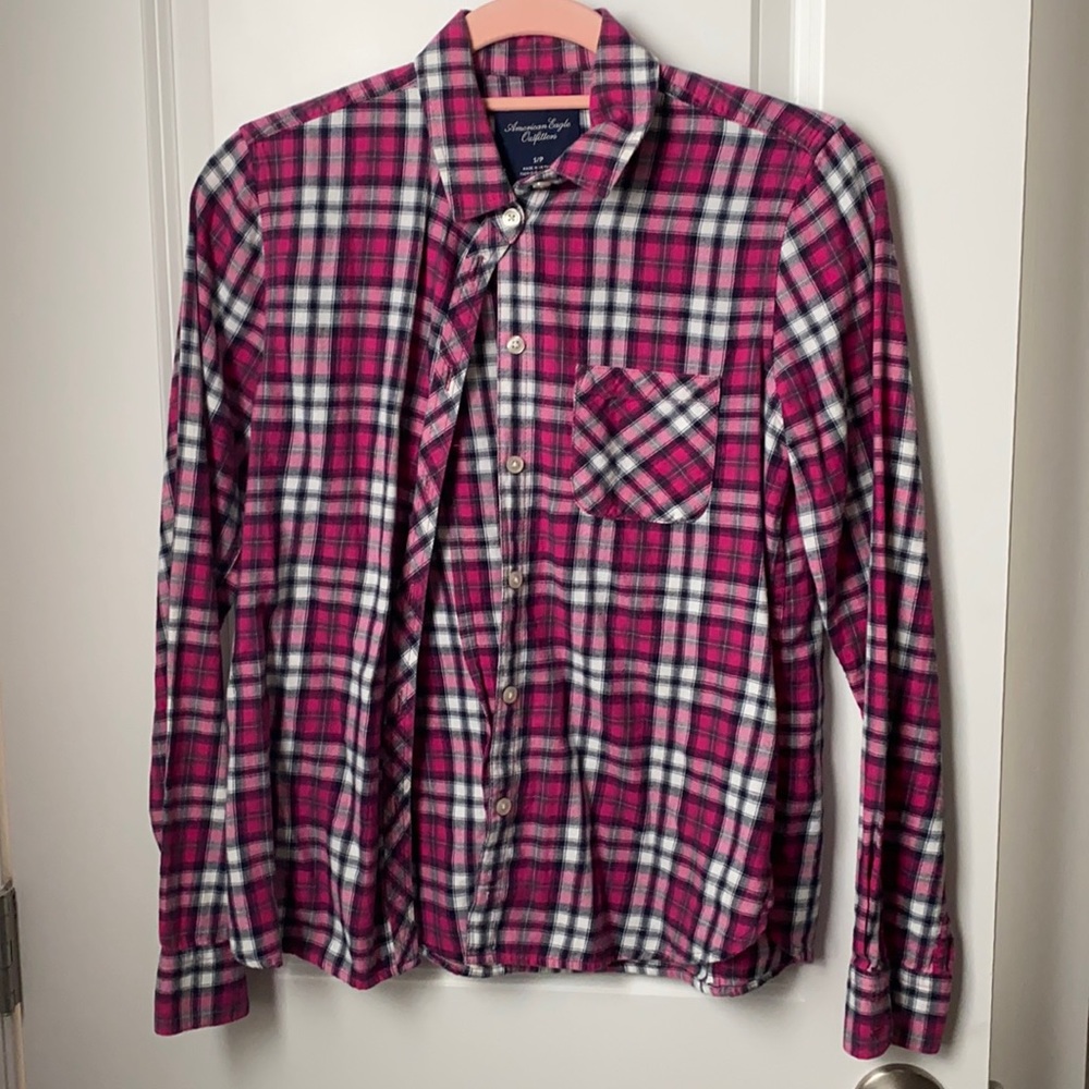 Plaid shirt american eagle